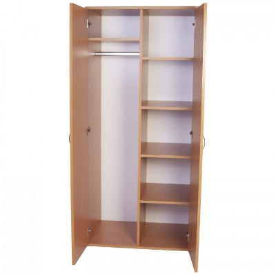 Шафа для одягу і книг закрита 2-дверна (0636) АНШАР ГРУП 802х519х1816 мм